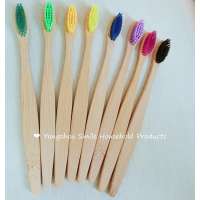 Yangzhou Manufacture Bamboo Charcoal Toothbrushes with OEM Service