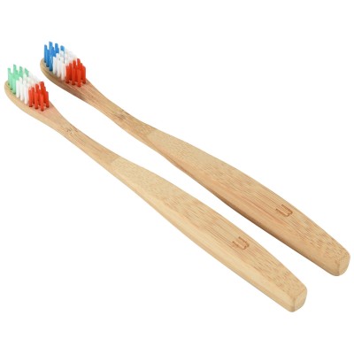 Nylon Bristles Adult Bamboo Toothbrush